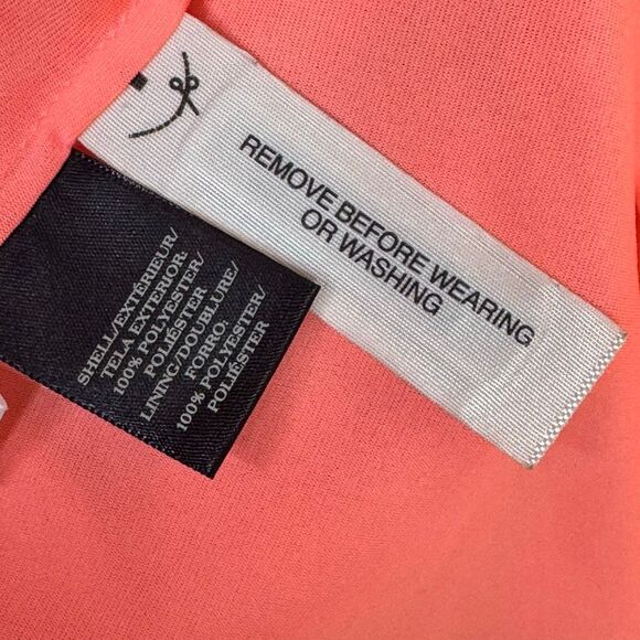 Ann Taylor coral sleeveless top large - Picture 5 of 7